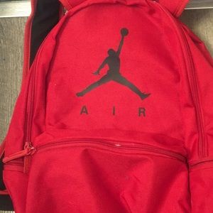 Red Nike air bookbag
